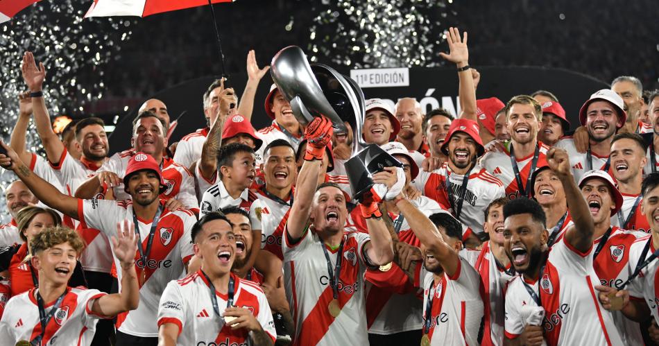 River derrotoacute a Estudiantes y se consagroacute campeoacuten de la Supercopa Argentina