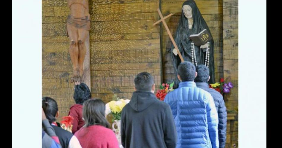 Misa del Domingo de Ramos en el santuario de Mama Antula  Siliacutepica