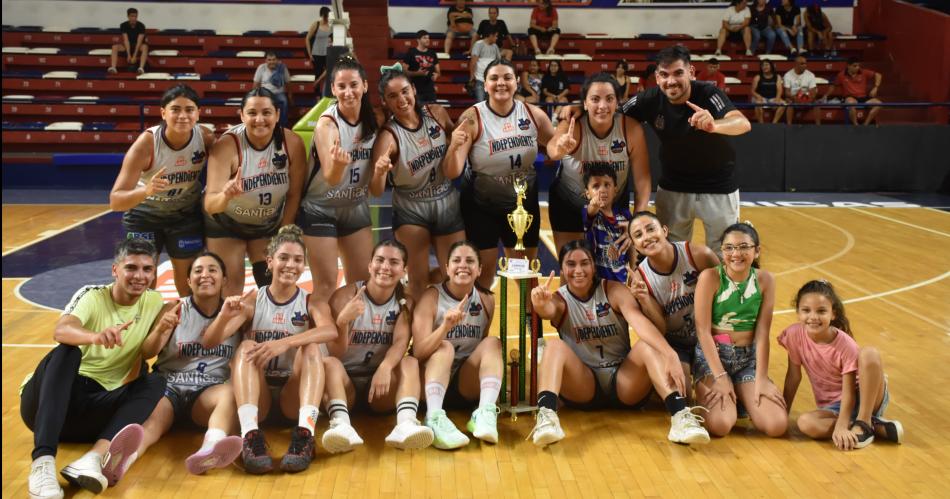 Inauguracioacuten del baacutesquet femenino en Club Independiente