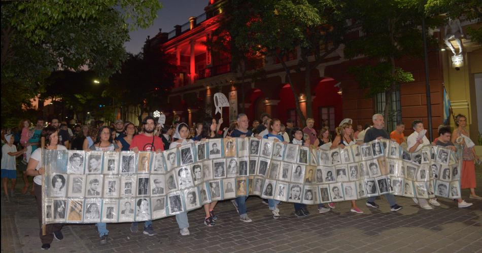 El documento del colectivo de DDHH local que se leyoacute en la marcha