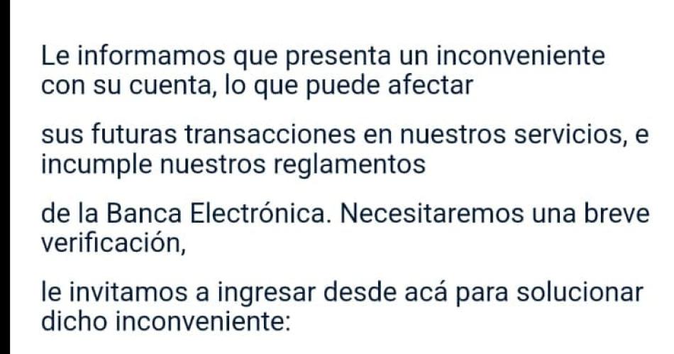 Alerta estafa- usan el nombre del BSE para robar datos personales 