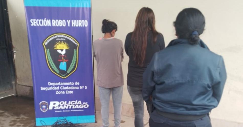 Atrapan a dos mujeres que robaron maacutes de 300 metros de cable