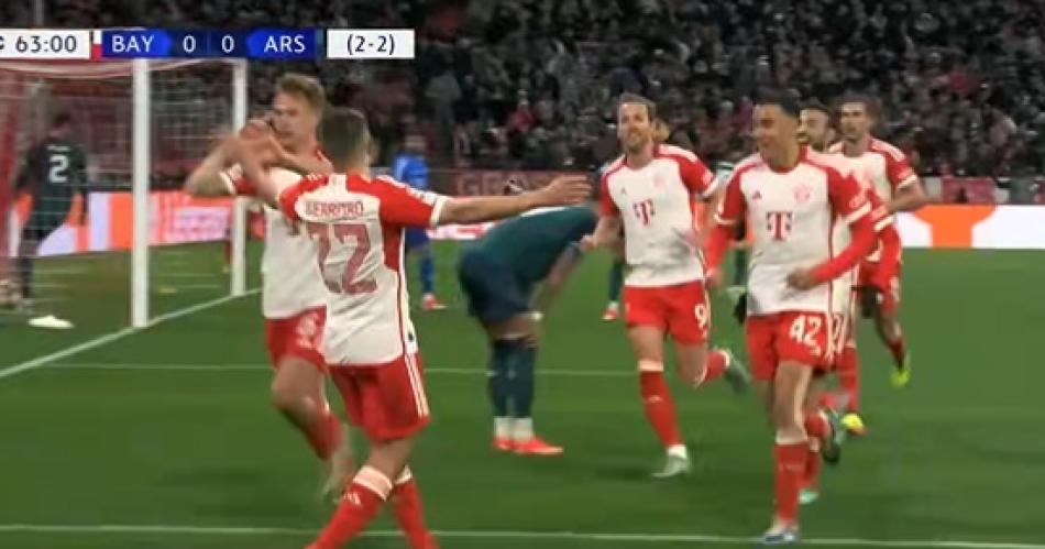 EN VIVO  Bayern Munich vence a Arsenal y busca un lugar en las semis de la Champions