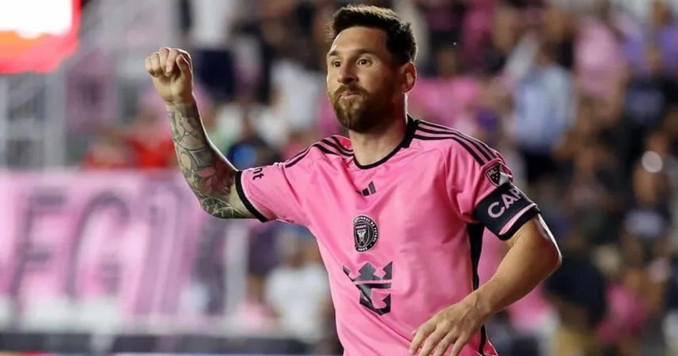 Doblete y asistencia de Messi para que Inter Miami le gane a Nashville