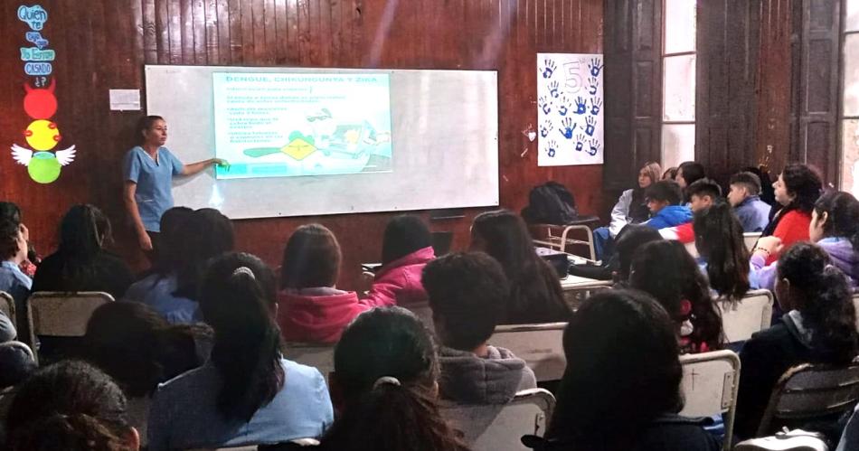 Intensifican tareas de prevencioacuten del dengue y brindan talleres educativos