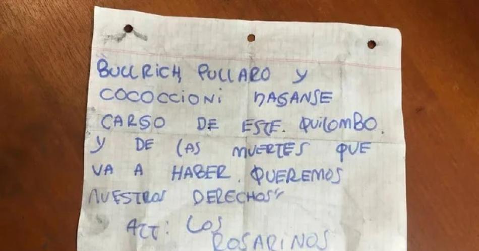 Haacuteganse cargo porque va a morir gente inocente- la nueva amenaza contra Bullrich y Pullaro