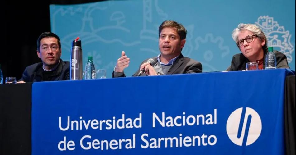 Axel Kicillof- iexclNo al desfinanciamiento educativo