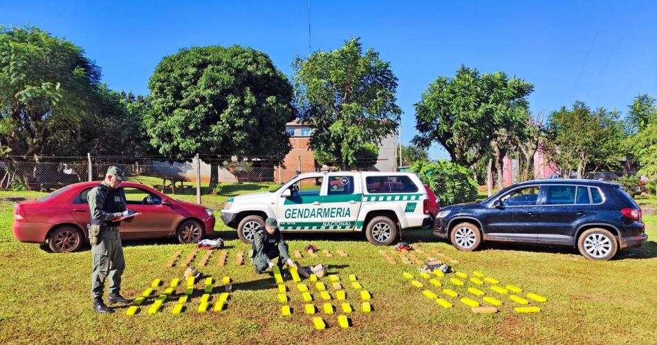 Secuestran maacutes de 100 kilos de marihuana y detienen a dos hombres en Misiones