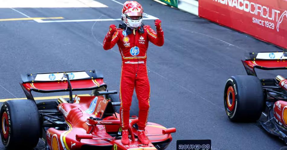 Charles Leclerc ganoacute el Gran Premio de Moacutenaco