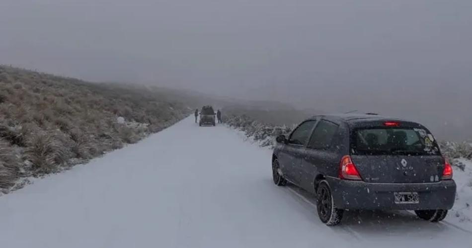 Se registraron intensas nevadas en el interior de Catamarca