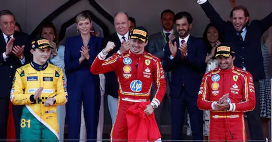 Charles Leclerc ganoacute el Gran Premio de Moacutenaco