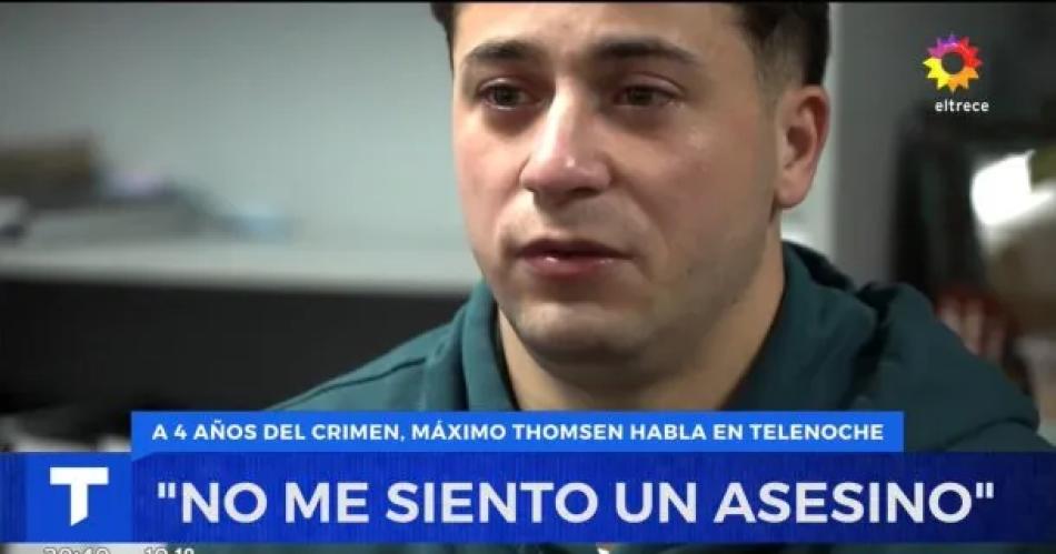 VIDEO  No me siento un asesino- Maacuteximo Thomsen rompioacute el silencio tras el crimen de Fernando Baacuteez