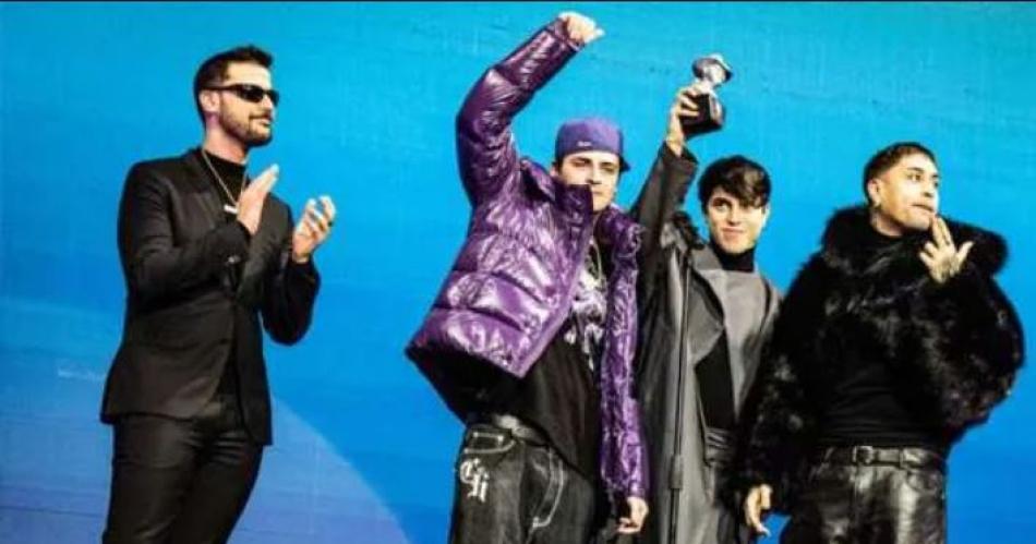 Los Premios Gardel dejaron feliz al santiaguentildeo Rusherking