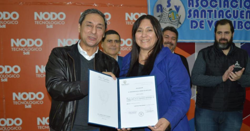 El Vicegobernador asistioacute a la presentacioacuten oficial del Torneo Anual 2024 de Voleibol 