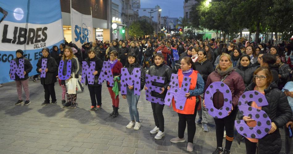 Ni una menos- Santiago se hizo sentir en las calles