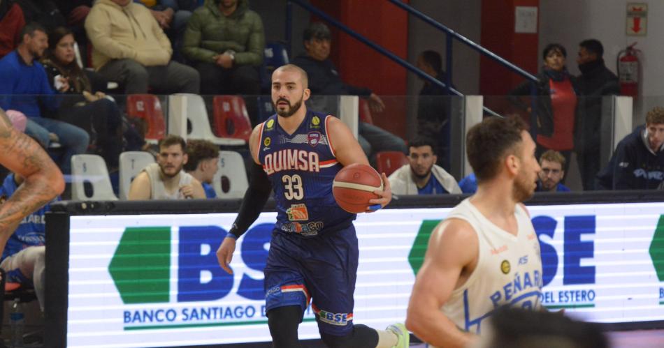 Quimsa perdioacute ante Pentildearol y quedoacute obligado a ganar en Mar del Plata