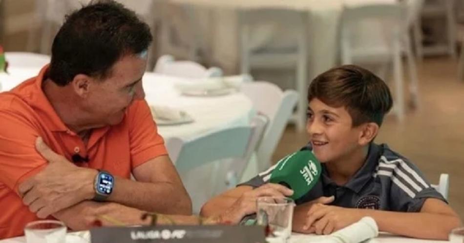 VIDEO Thiago Messi dio su primera entrevista y sorprendioacute con sus declaraciones