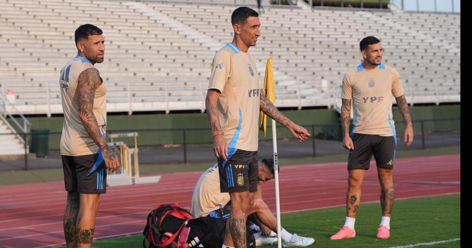 EXPECTATIVA Argentina se entrenó ayer en Atlanta y hoy podría quedar perfilado un probable equipo para el debut