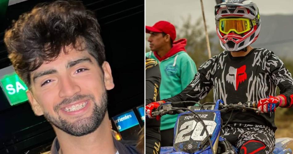 Dolor y conmocioacuten por la muerte de un joven que practicaba motocross en Mansupa