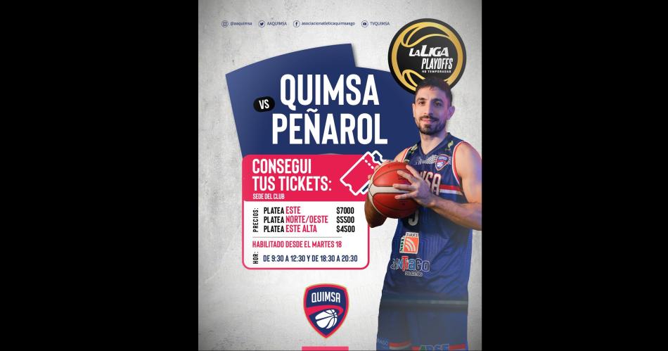 Quimsa vs Pentildearol- precios de entradas y doacutende comprarlas