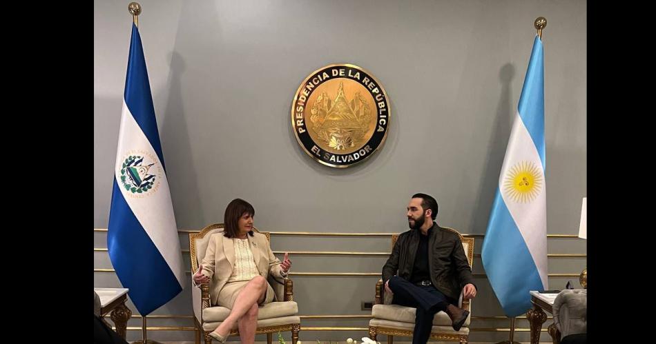 El Salvador- Bullrich se reunioacute con el presidente Bukele