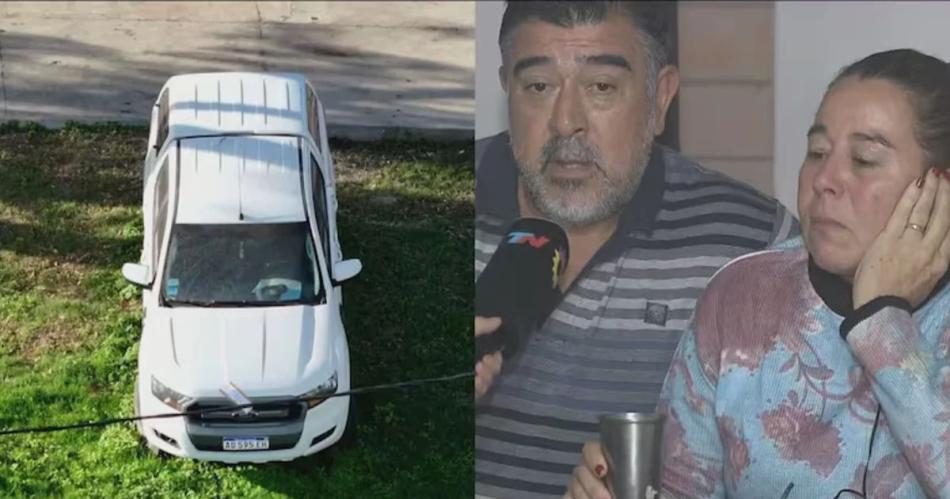 Caso Loan- una de las ruedas de la camioneta del matrimonio detenido dio positivo de luminol