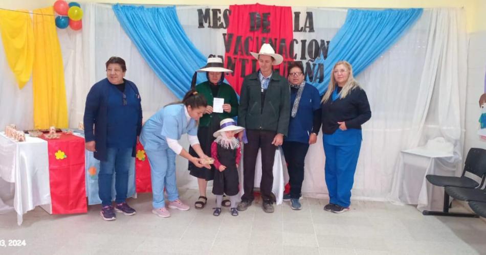 Hospital de Pampa de los Guanacos en el Mes de la Vacunacioacuten Santiaguentildea