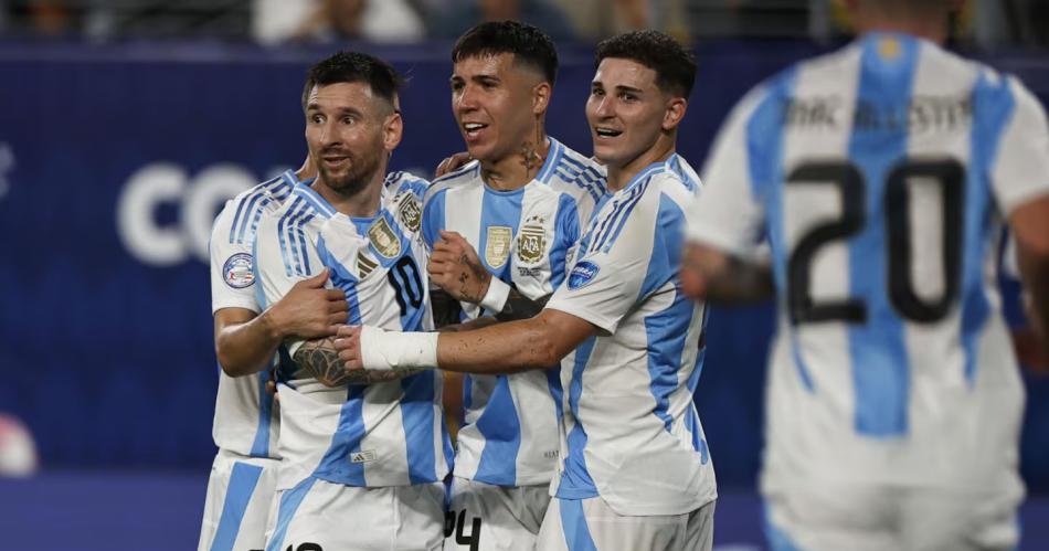 De la mano de Messi Argentina pasoacute a una nueva final