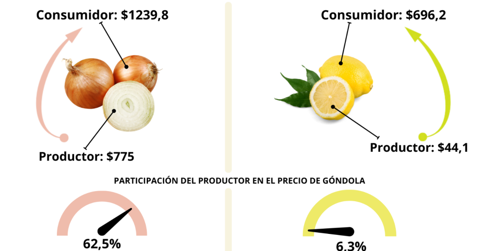 Precios de frutas y verduras aumentan 45 veces del campo al mercado en junio