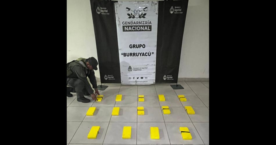 Gendarmeriacutea aclara hacia doacutende iba la droga que decomisaron en Tucumaacuten