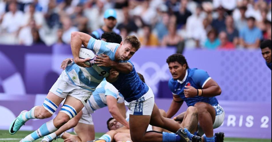 Los Pumas 7s vencieron a Samoa y estaacuten en cuartos