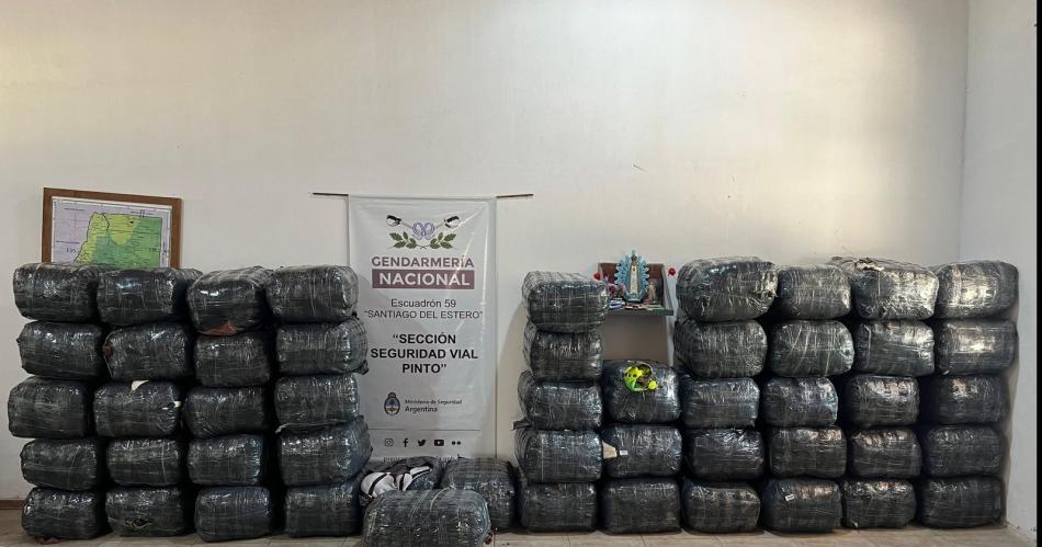 Gendarmes secuestran maacutes de 1 tonelada de hojas de coca por casi 70 millones en Avellaneda