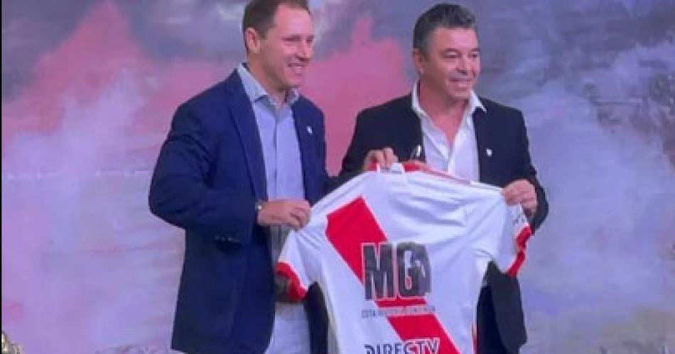 Gallardo fue presentado en River- Estoy en el lugar al que pertenezco 