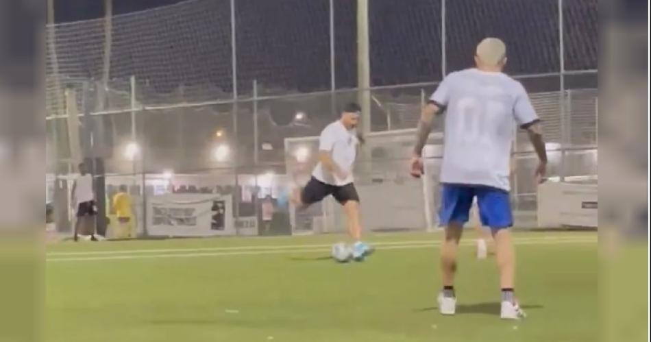 VIDEO VIRAL  Con la magia intacta- el golazo del Kun Aguumlero en un picado con amigos