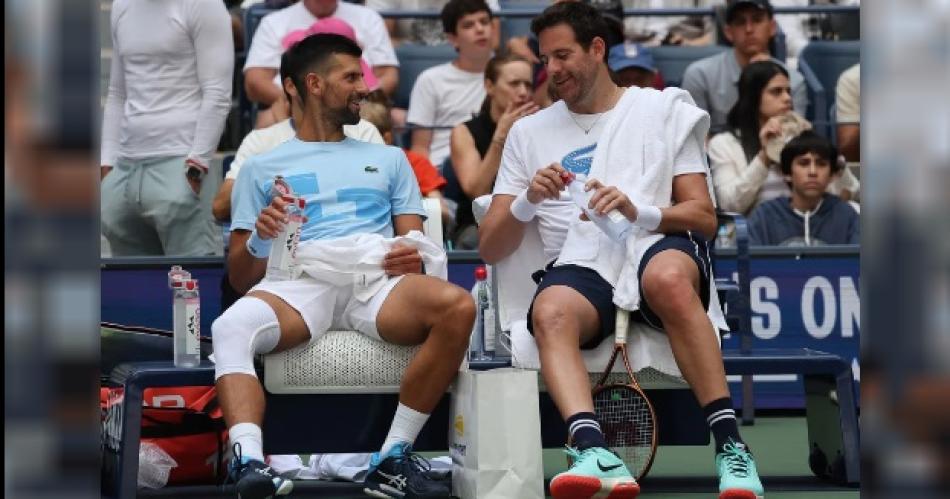 Del Potro y Djokovic se enfrentarían en Argentina Foto- @dinophotosport