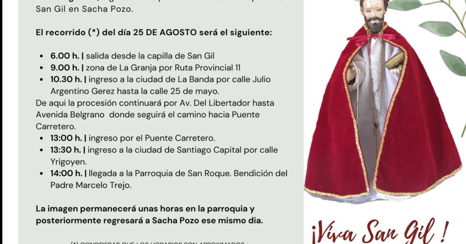 Novedades en el recorrido de la procesioacuten de Nuestro Sentildeor de San Gil