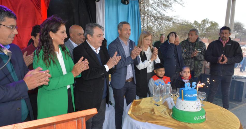 Garza celebroacute su 125ordm aniversario con la inauguracioacuten de obras