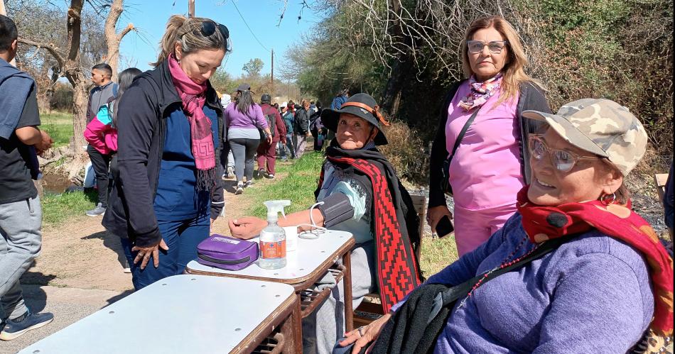 Salud y Fe en la Peregrinacioacuten hacia el Santuario de Mama Antula en Villa Silipica