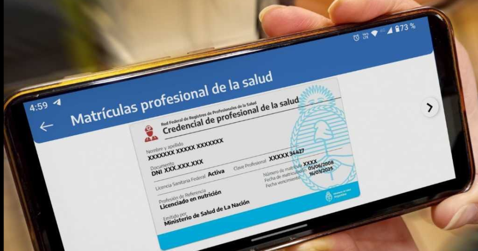 Las matriacuteculas de los profesionales de la salud seraacuten digitales