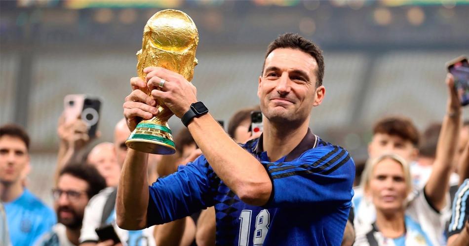 Lionel Scaloni fue nominado a mejor entrenador del mundo en el Baloacuten de Oro 2024