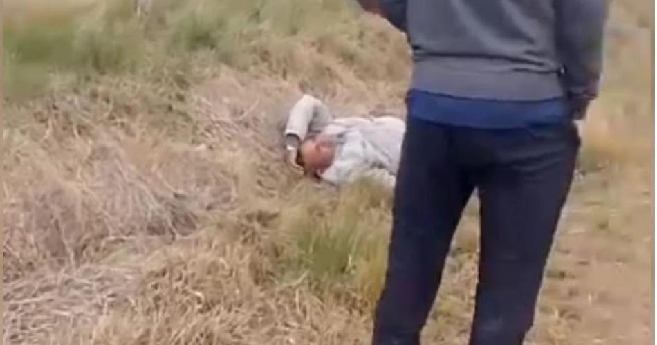 El hombre estaba ebrio (Foto- Agencia Noticias Argentinascaptura de video)