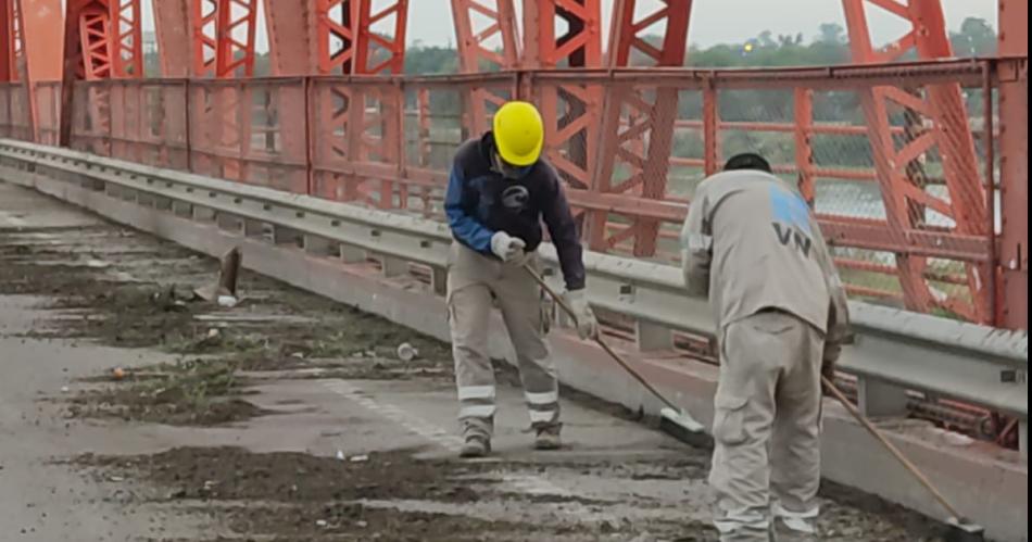 Vialidad Nacional realizaraacute tareas de mantenimiento en el Puente Carretero