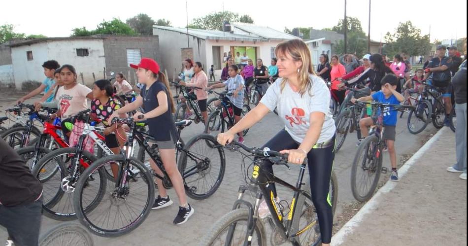 Bicicleteada en Lavalle por el Diacutea Mundial del Corazoacuten 