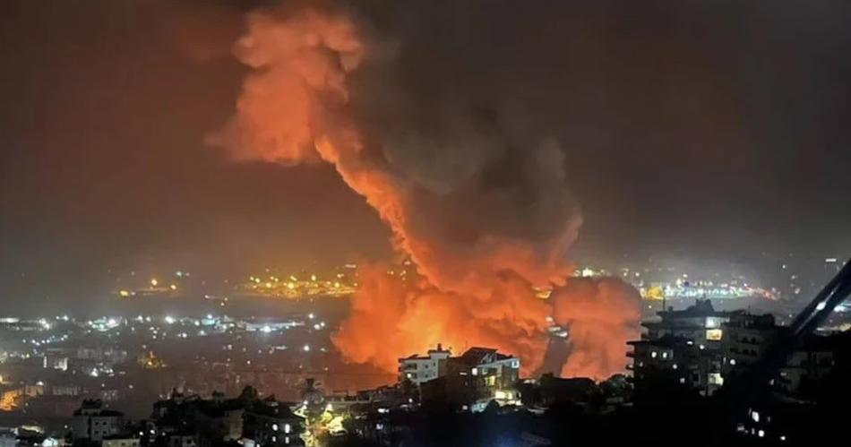 Israel desata un infierno con maacutes de 30 bombardeos en Beirut