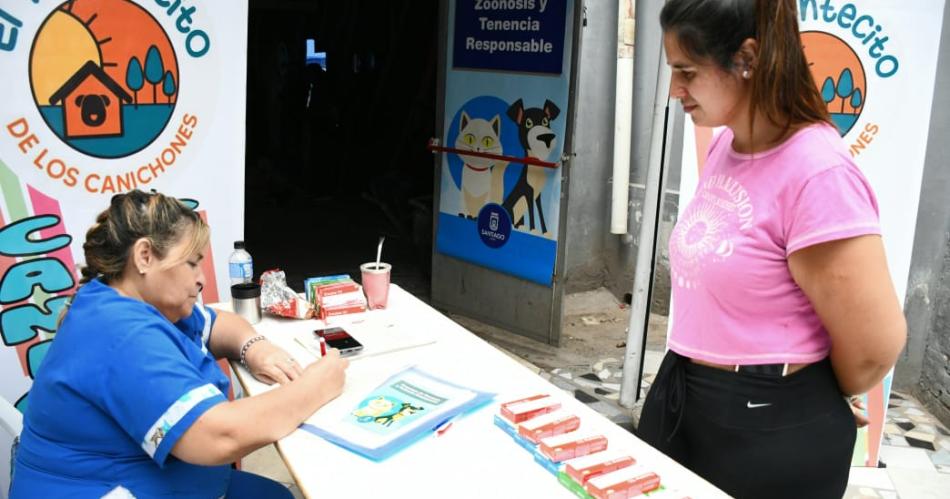 Posta masiva de castraciones de mascotas en el barrio Industria