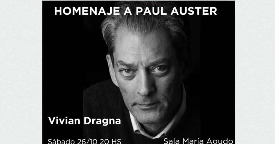 Habraacute un homenaje a Paul Auster en la Feria del Libro