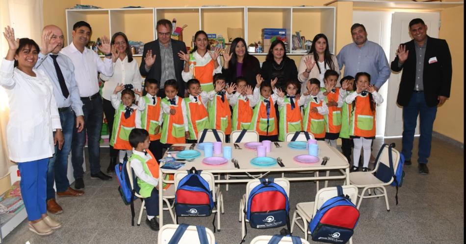 El gobernador Zamora inauguroacute dos jardines de infantes y obras en una escuela primaria en el departamento Pellegrini