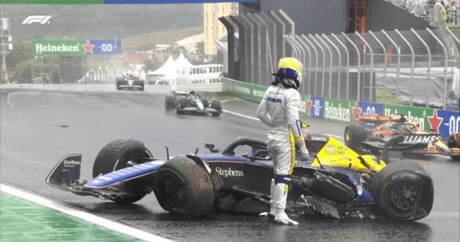 Max Verstappen anticipoacute el choque de Colapinto en Brasil