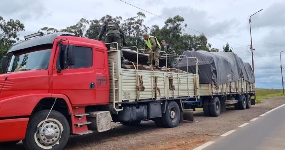 Detienen camioacuten con 20 toneladas de metales ocultos en Corrientes