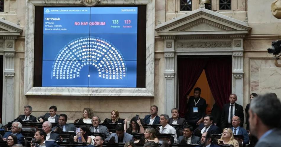 Cayoacute la sesioacuten especial en Diputados para tratar la ley de Ficha Limpia